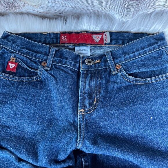 Guess USA Vintage Mid Rise Straight Leg JEans Sz 26 - Picture 5 of 9